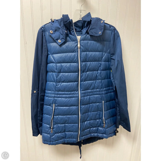 Jacket Puffer & Quilted By Bcbgeneration In Blue, Size: M