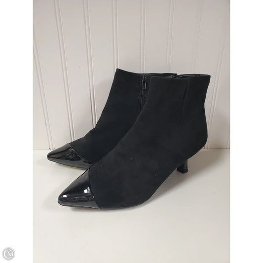 Boots Ankle Heels By Anne Klein In Black, Size: 8.5