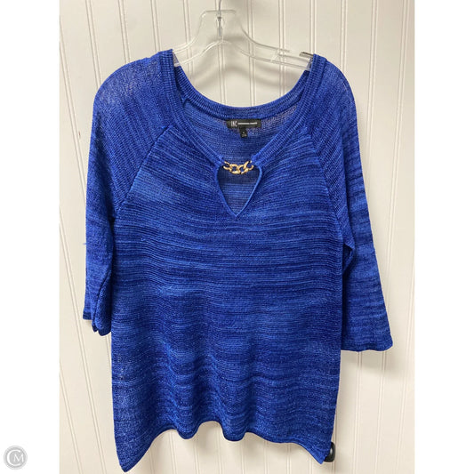 Sweater By Inc In Blue, Size: Xl