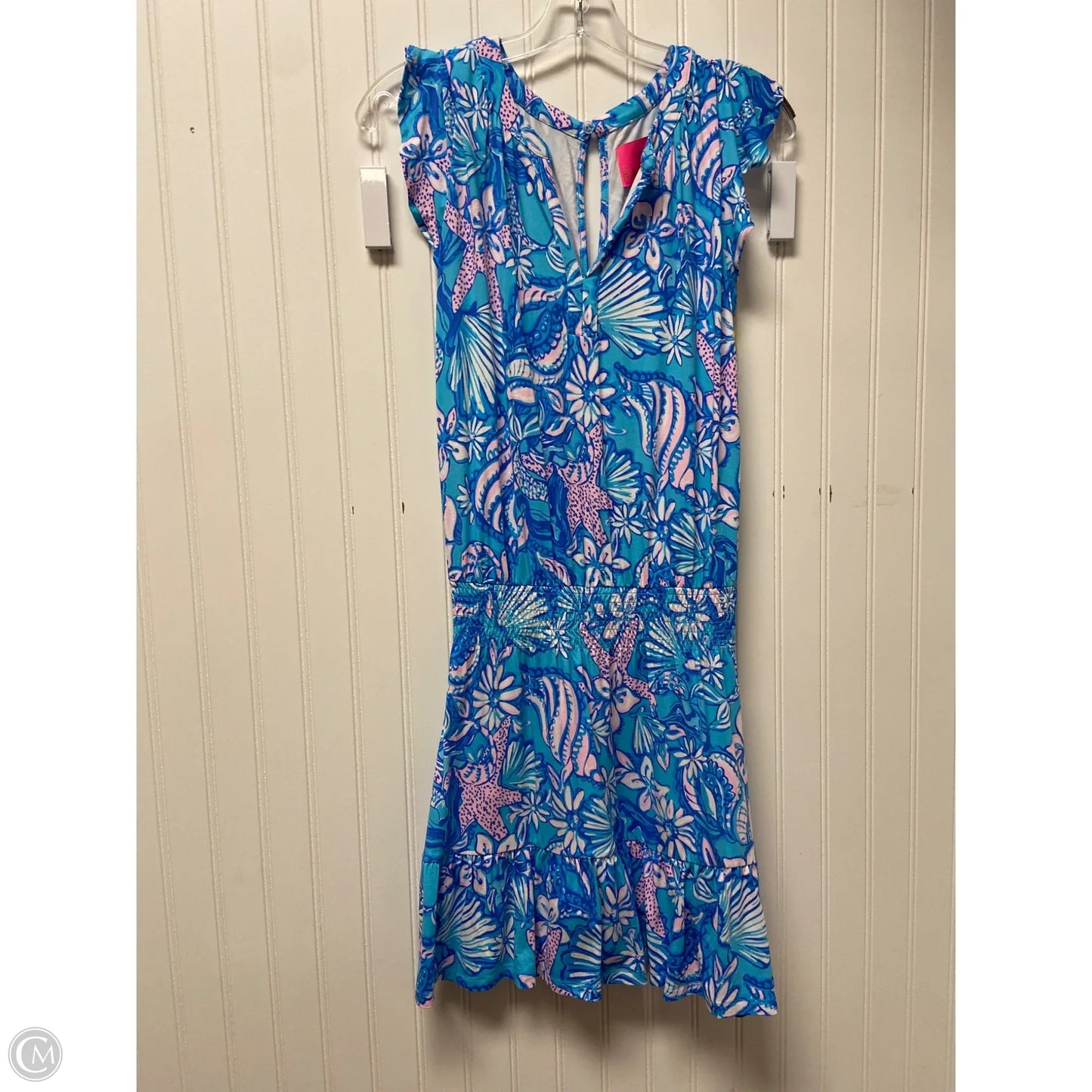 Dress Designer By Lilly Pulitzer In Blue & Pink, Size: Xs