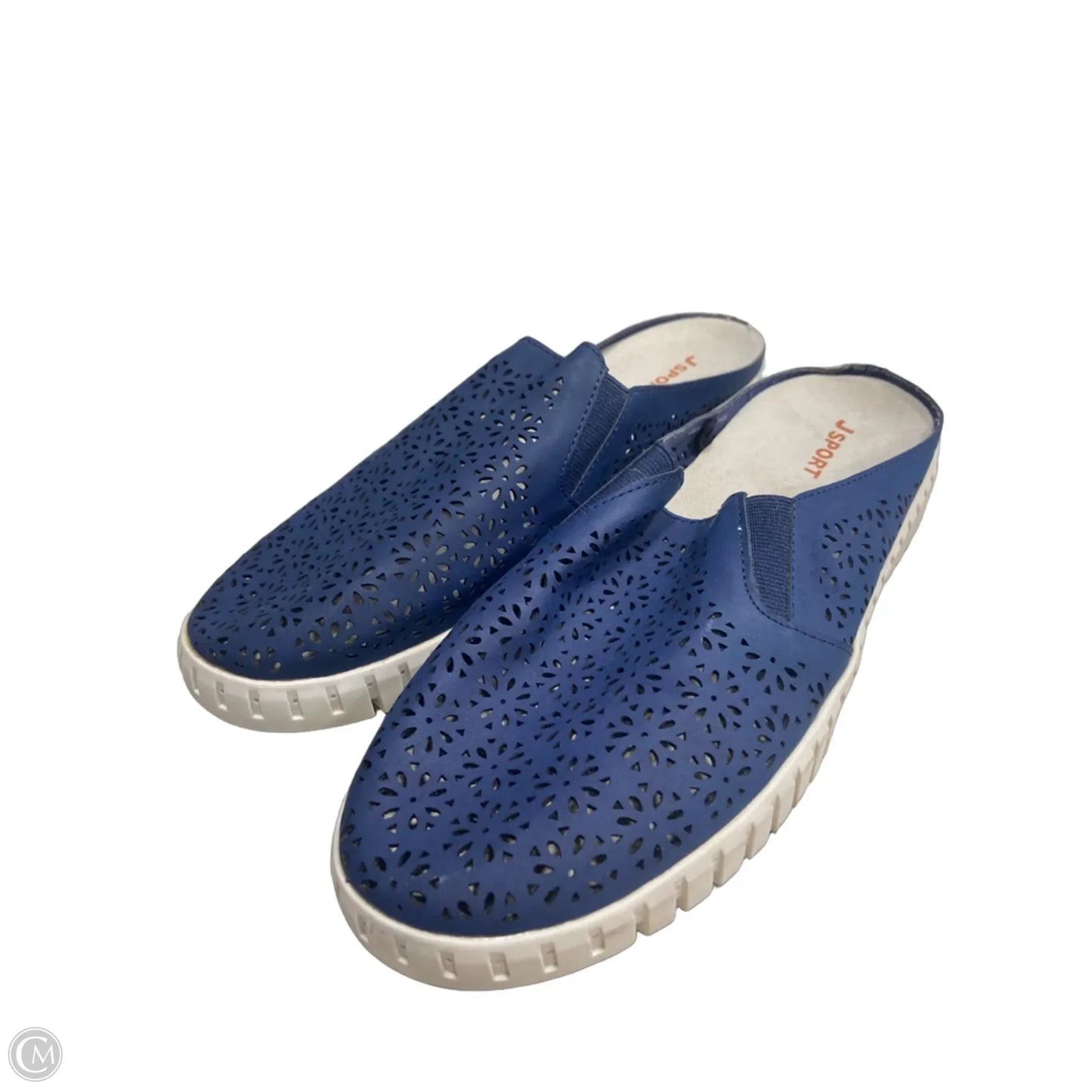 Shoes Flats By Clothes Mentor In Blue, Size: 8