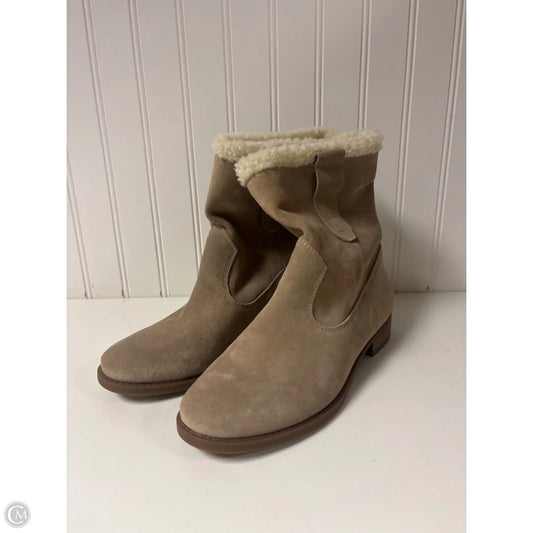 Boots Ankle Heels By Sole Society In Taupe, Size: 8