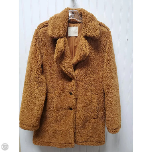 Jacket Faux Fur & Sherpa By Altard State In Tan, Size: L