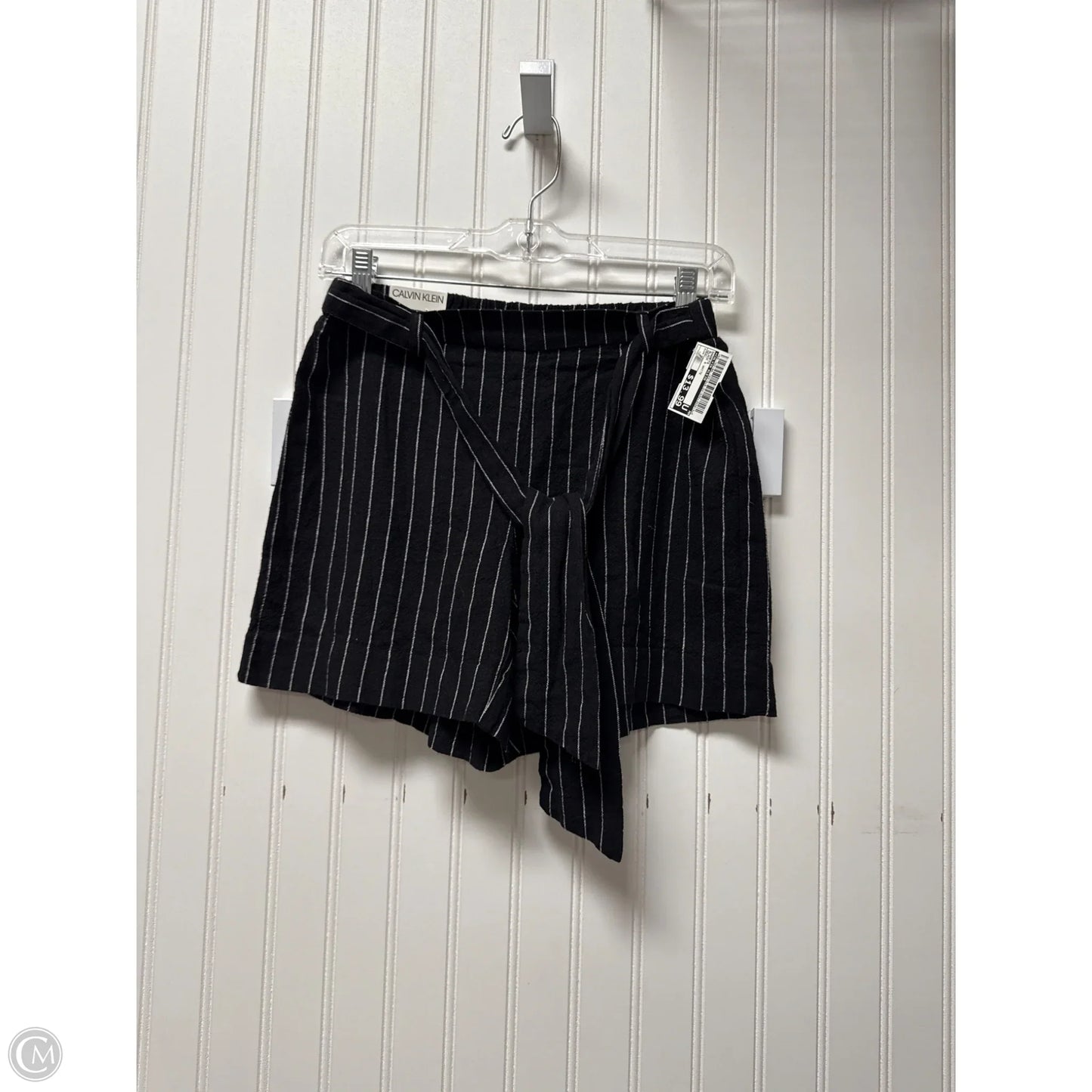 Shorts By Calvin Klein In Black & White, Size: 2