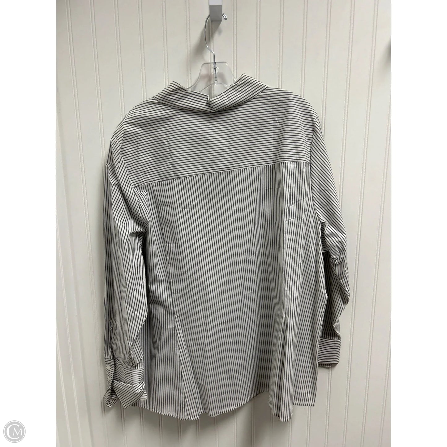 Top Long Sleeve By Lane Bryant In Striped Pattern, Size: 4x