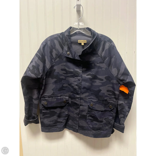 Jacket Utility By Democracy In Camouflage Print, Size: M