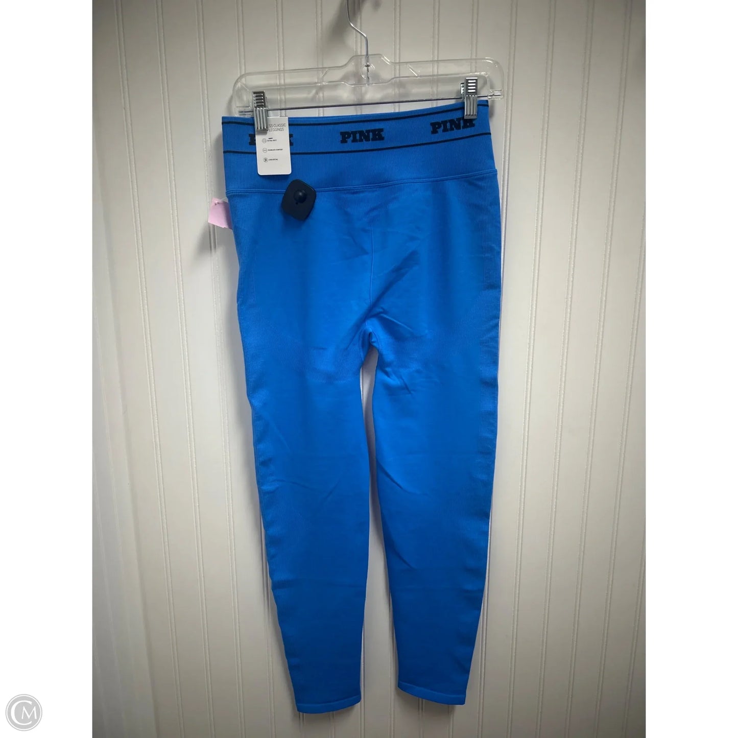 Athletic Leggings By Pink In Blue, Size: L