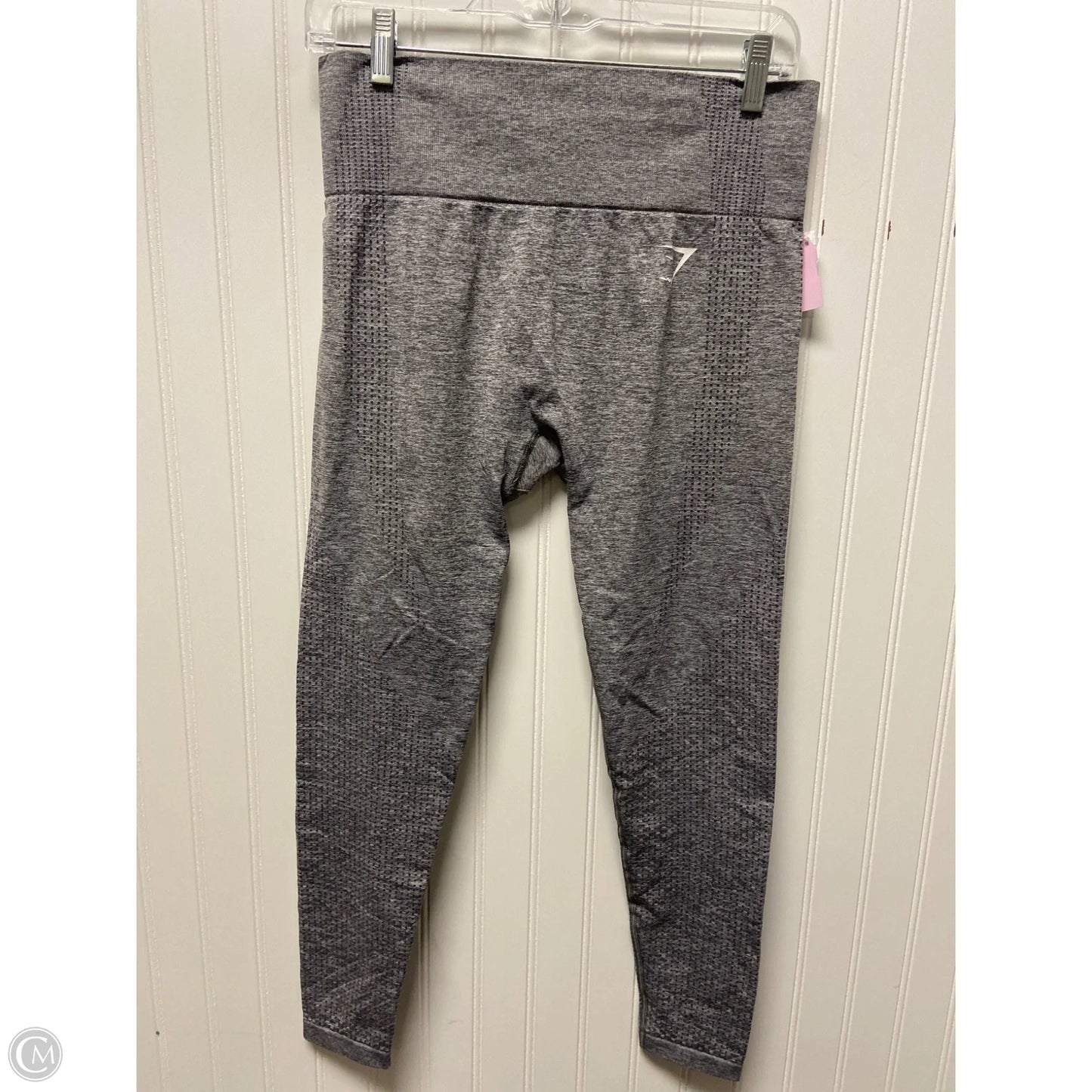 Athletic Leggings By Gym Shark In Grey, Size: M