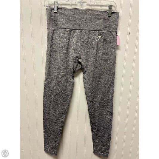 Athletic Leggings By Gym Shark In Grey, Size: M