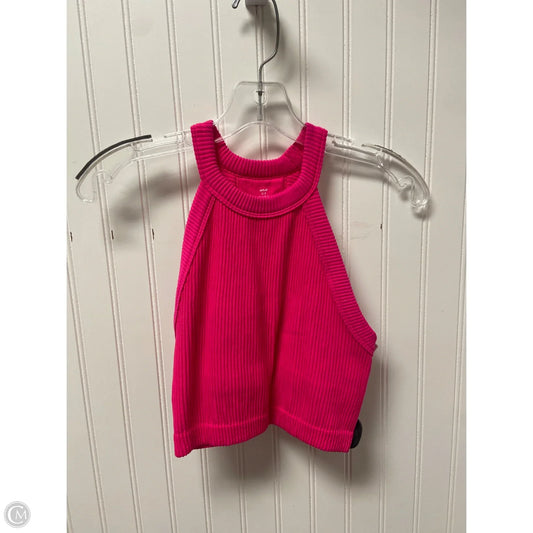 Top Sleeveless By Aerie In Pink, Size: Sp