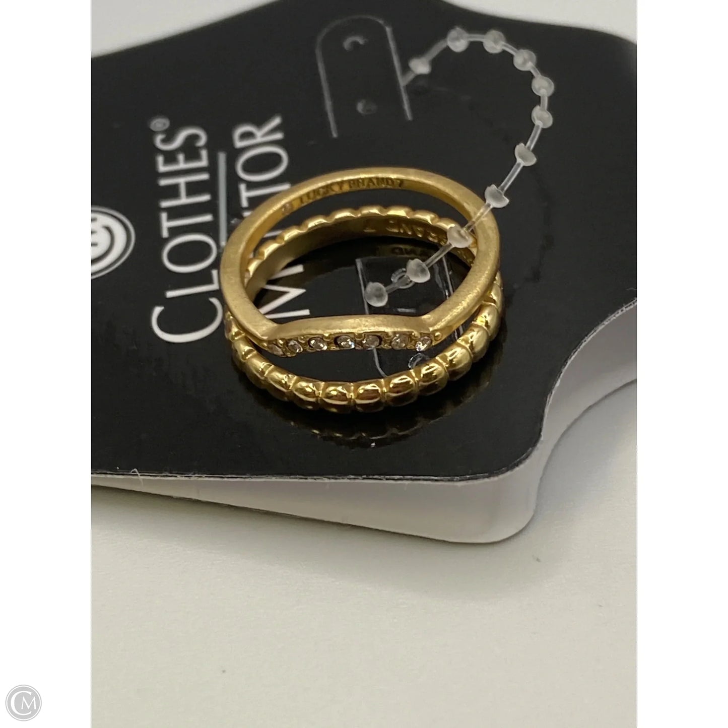 Ring Stackable By Lucky Brand, Size: 02 Piece Set