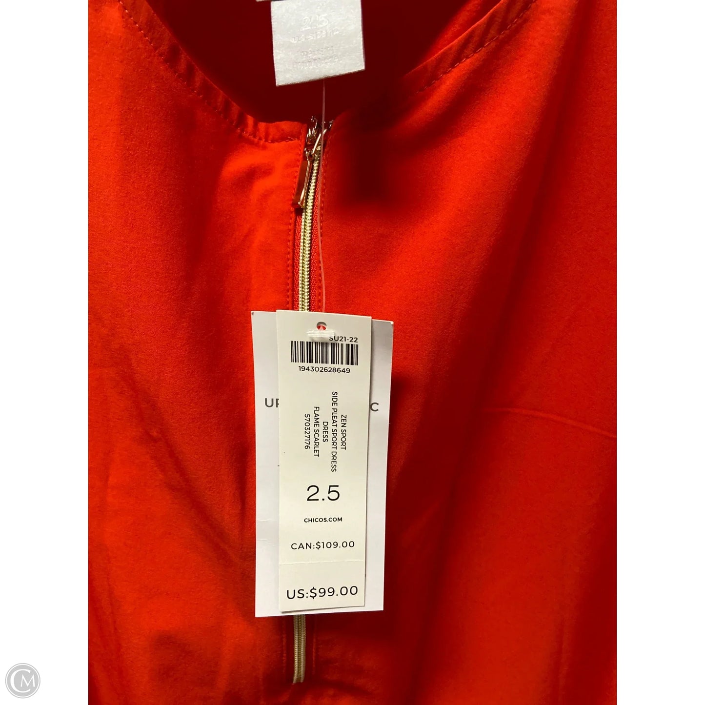 Dress Casual Short By Chicos In Red, Size: L / 2.5