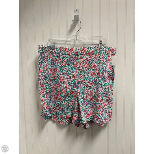 Shorts By J. Crew In Green & Pink, Size: 16