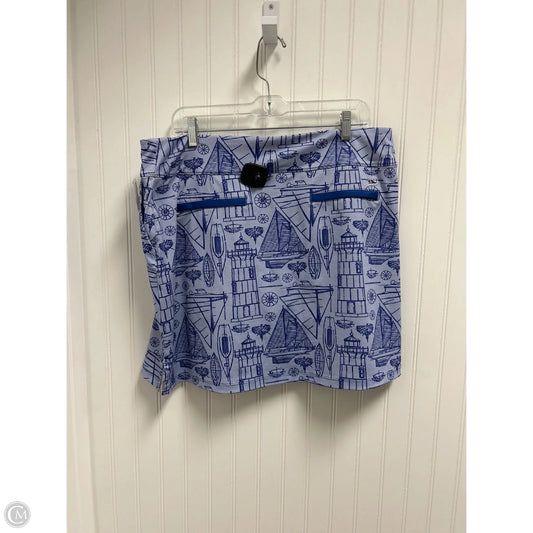 Athletic Skort By Vineyard Vines In Blue, Size: L