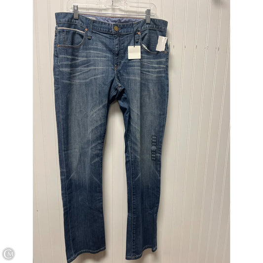Jeans Boyfriend By Gap In Blue Denim, Size: 12