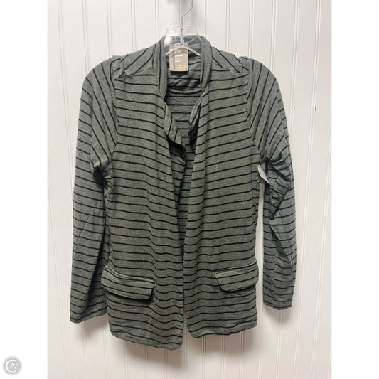 Cardigan By Dolan Left Coast In Striped Pattern, Size: L