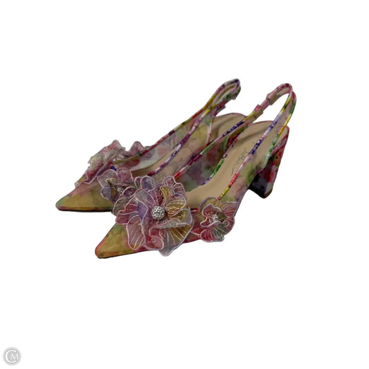 Shoes Heels Block By Betsey Johnson In Multi-colored, Size: 6