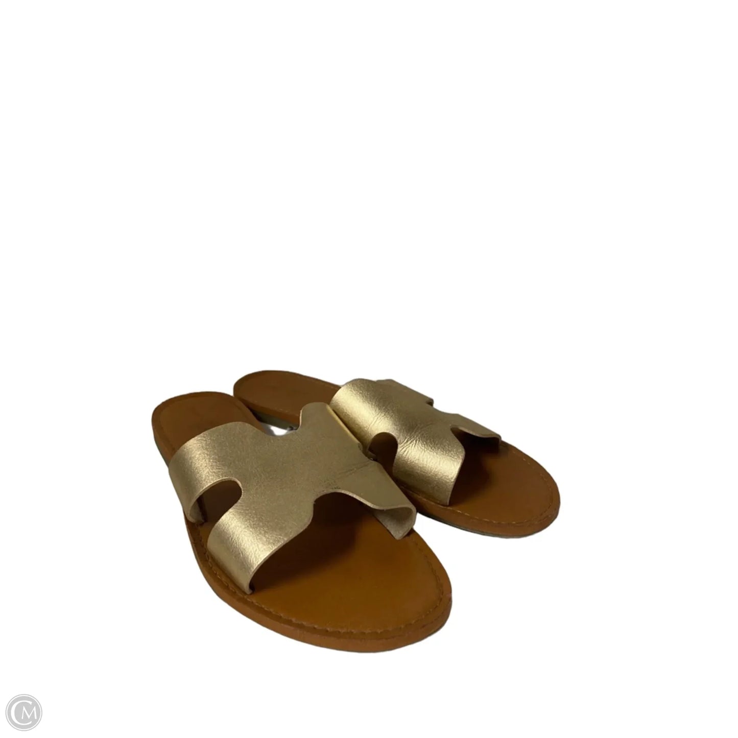 Sandals Flats By Universal Thread In Gold, Size: 8.5