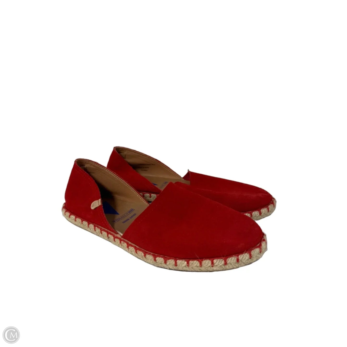 Sandals Flats By Clothes Mentor In Red, Size: 8.5
