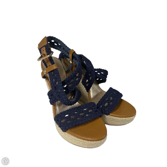 Shoes Designer By Lilly Pulitzer In Blue, Size: 9