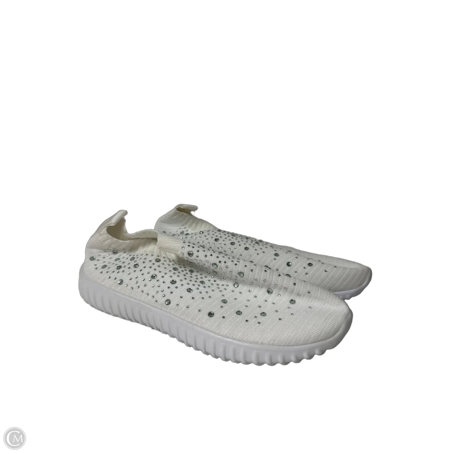 Shoes Flats By Clothes Mentor In White, Size: 9.5