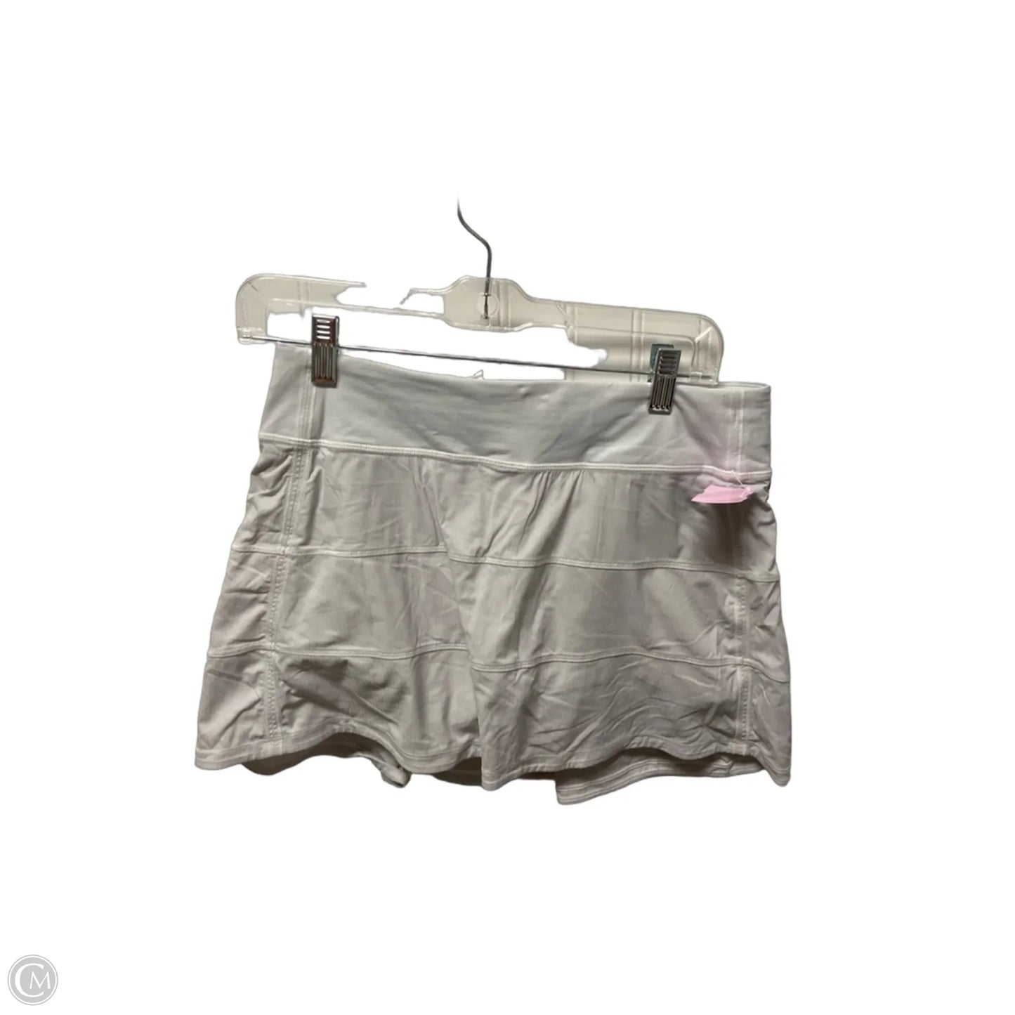 Athletic Skort By Lululemon In White, Size: S