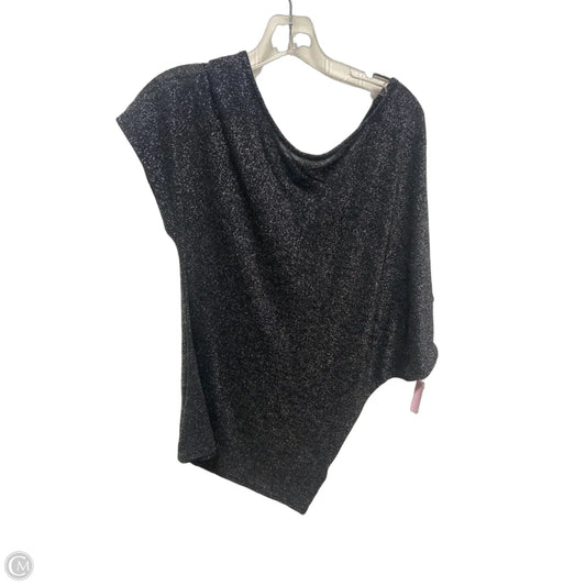 Top Short Sleeve By Express In Silver, Size: S