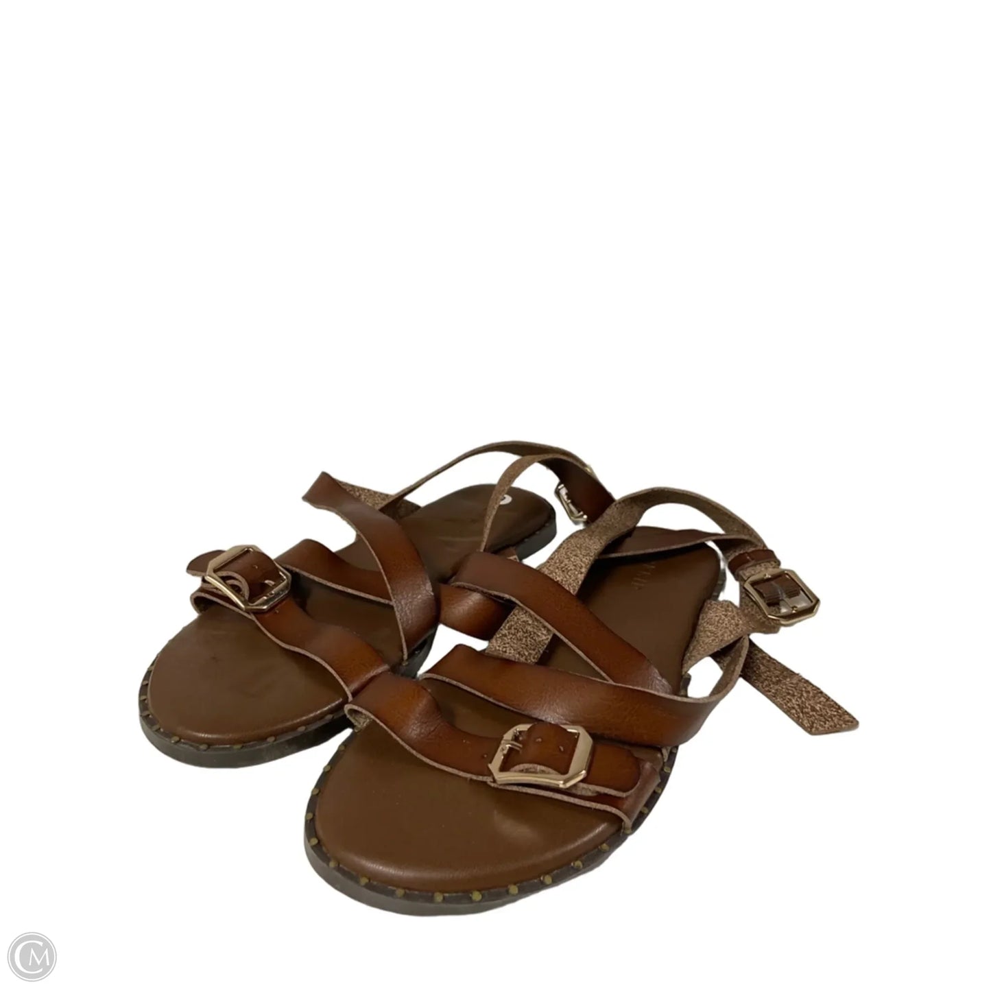 Sandals Flats By Torrid In Brown, Size: 9