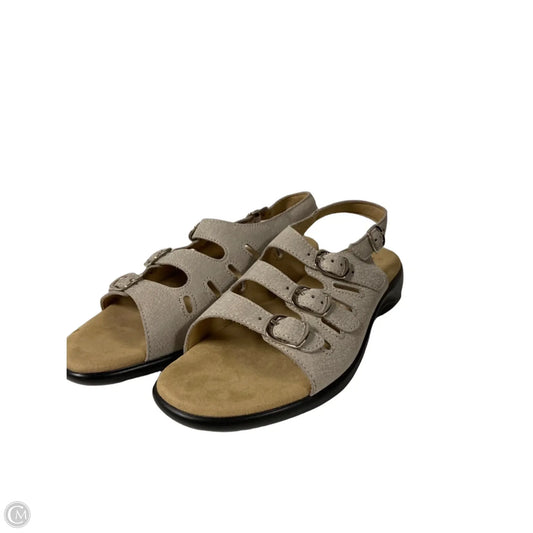 Sandals Flats By Sas In Grey, Size: 8.5
