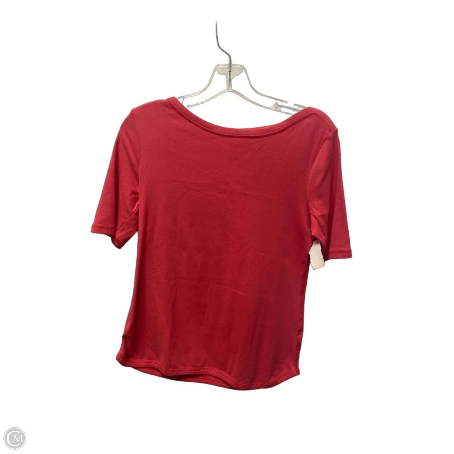 Top Short Sleeve By Talbots In Pink, Size: M