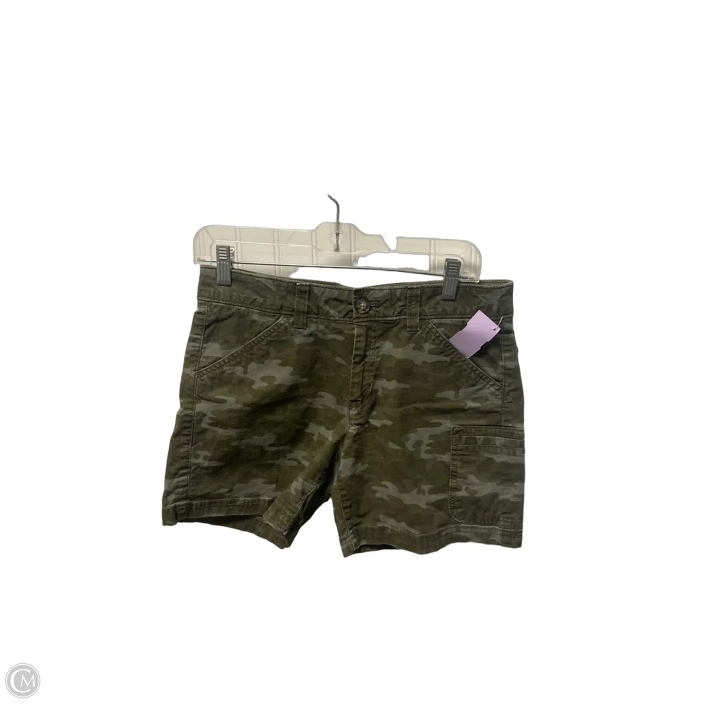 Shorts By Eddie Bauer In Camouflage Print, Size: 6