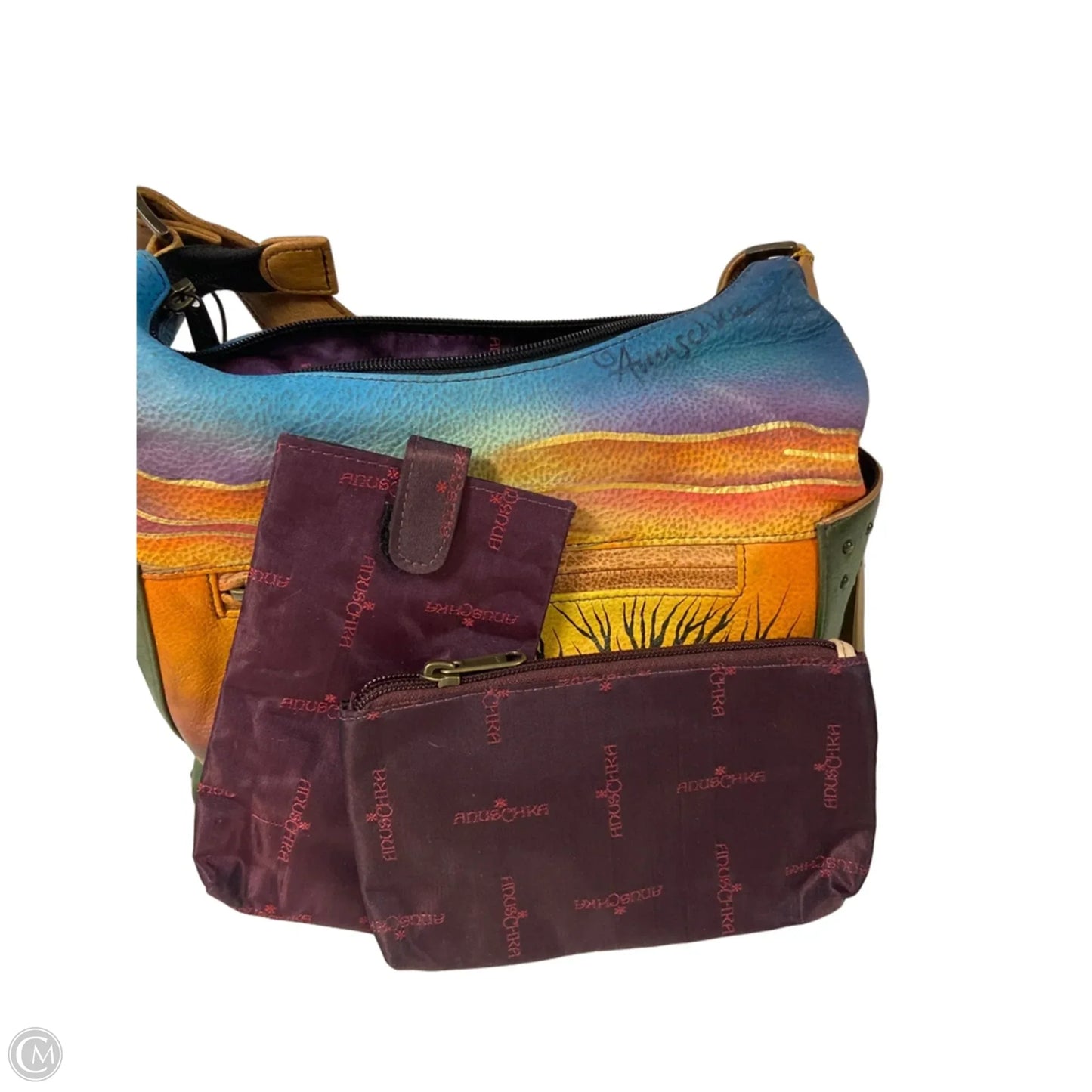 Handbag By Anuschka, Size: Large