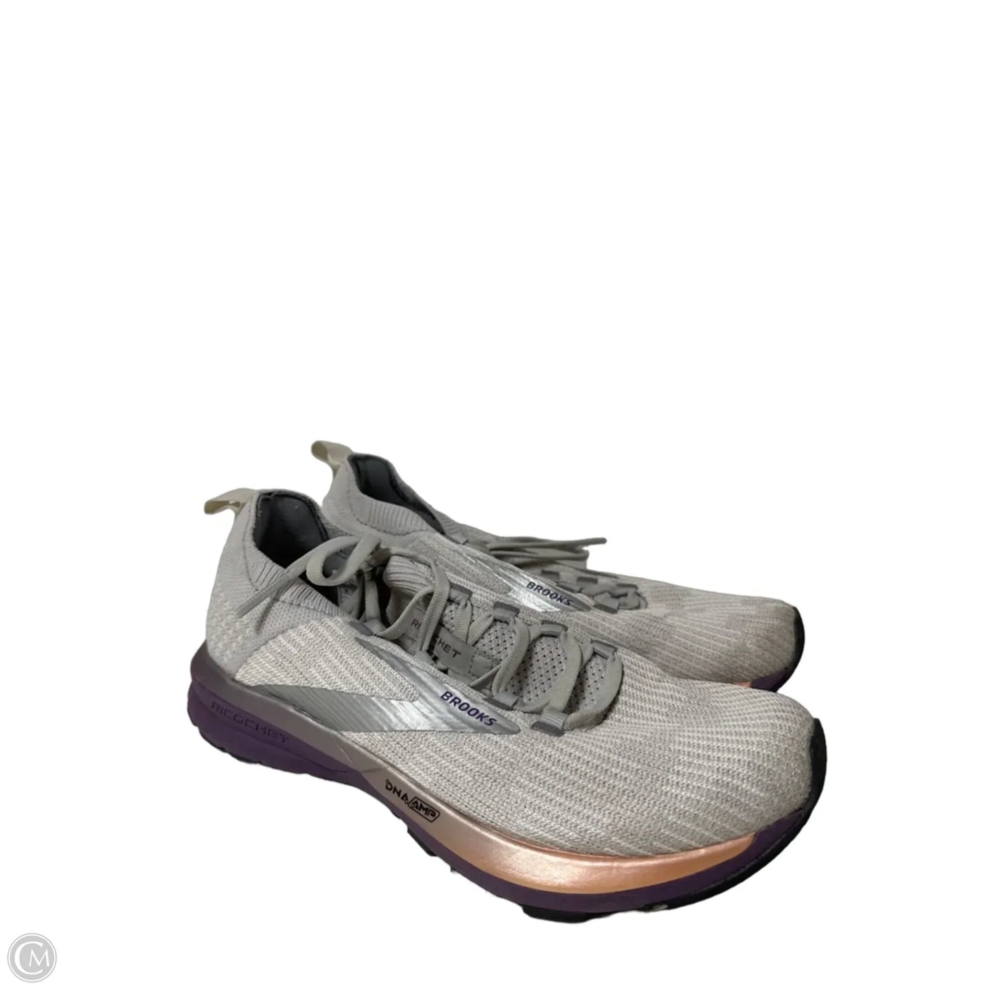Shoes Athletic By Brooks In Grey, Size: 8
