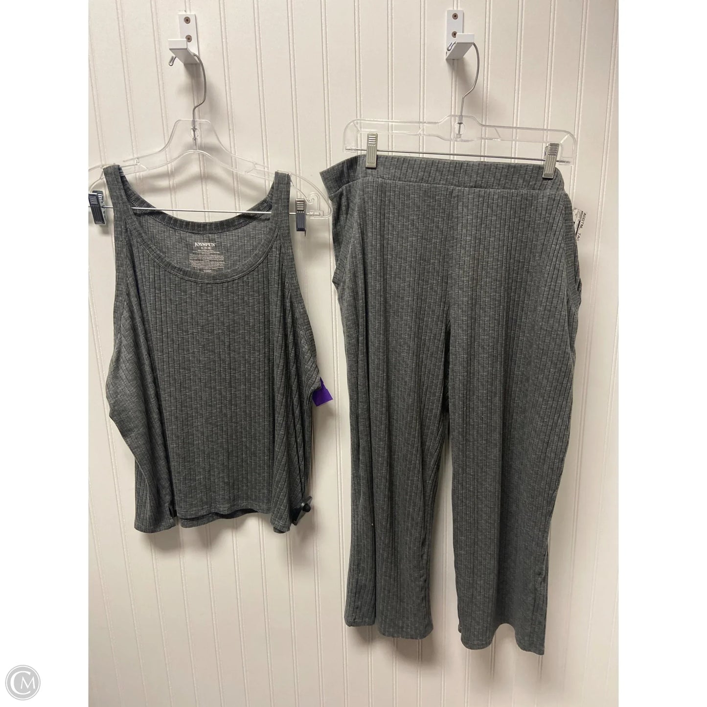 Lounge Set Pants By Joyspun In Grey, Size: Xl
