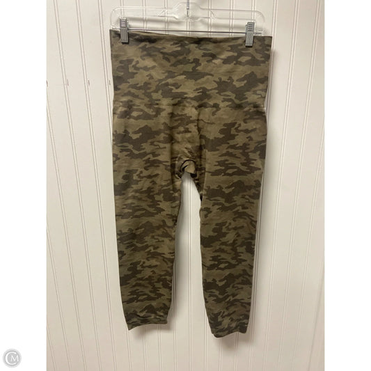 Pants Cropped By Spanx In Camouflage Print, Size: 2x