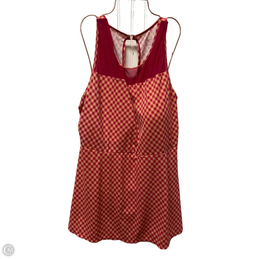 Swimsuit By Clothes Mentor In Checkered Pattern, Size: 3x