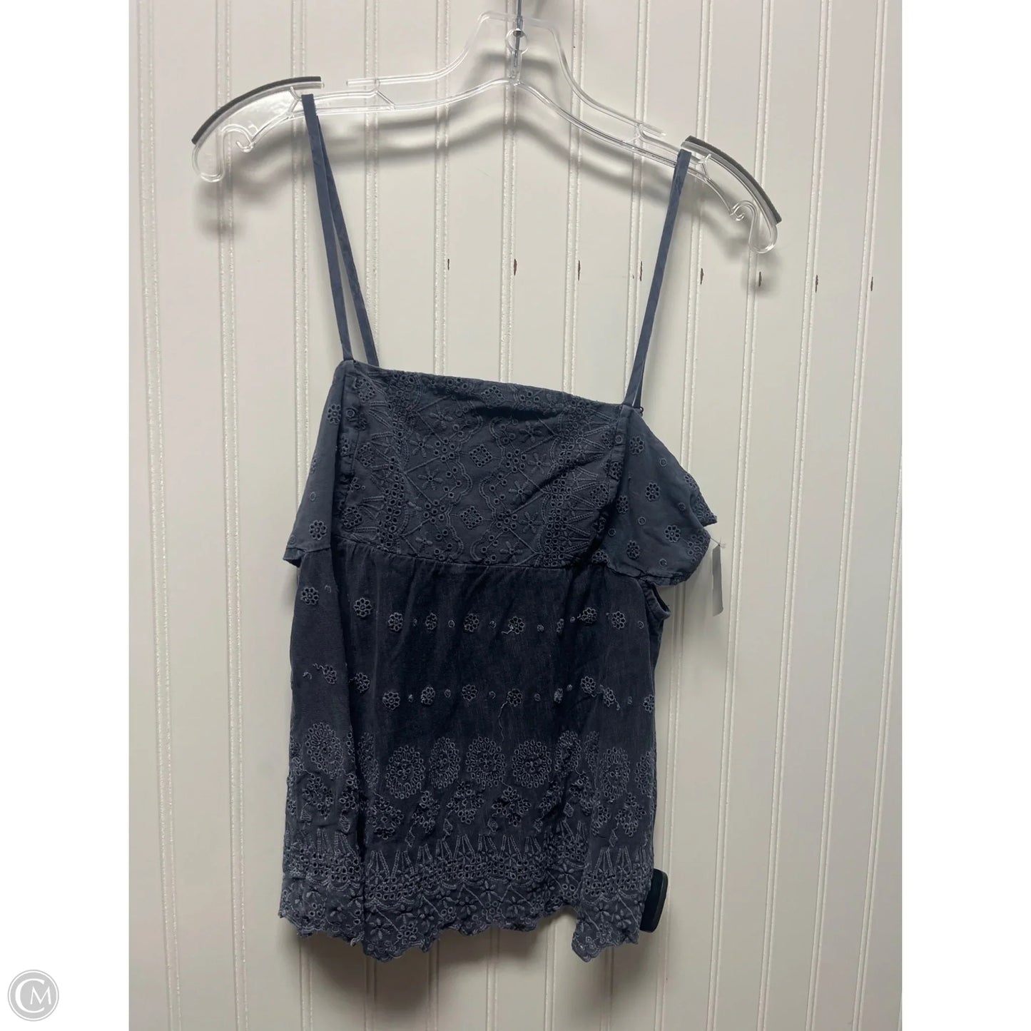 Top Sleeveless By Lucky Brand In Blue Denim, Size: S