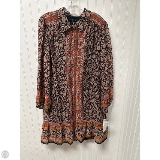 Dress Casual Midi By 1.state In Brown, Size: Xl