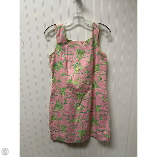Dress Designer By Lilly Pulitzer In Green & Pink, Size: M