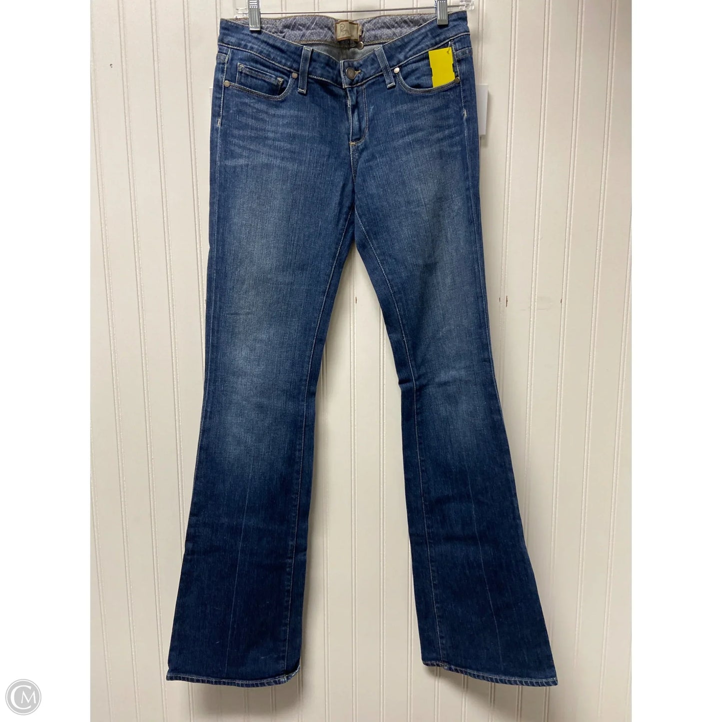 Jeans Boot Cut By Paige In Blue Denim, Size: 6