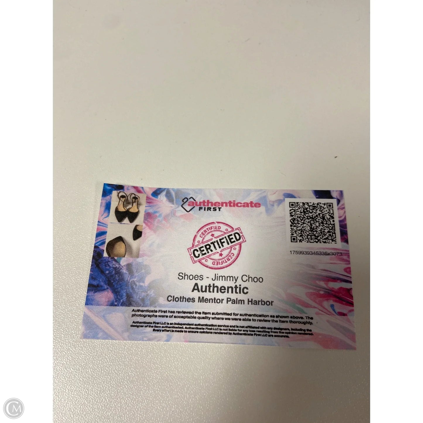 Shoes Luxury Designer By Jimmy Choo In Black, Size: 7.5