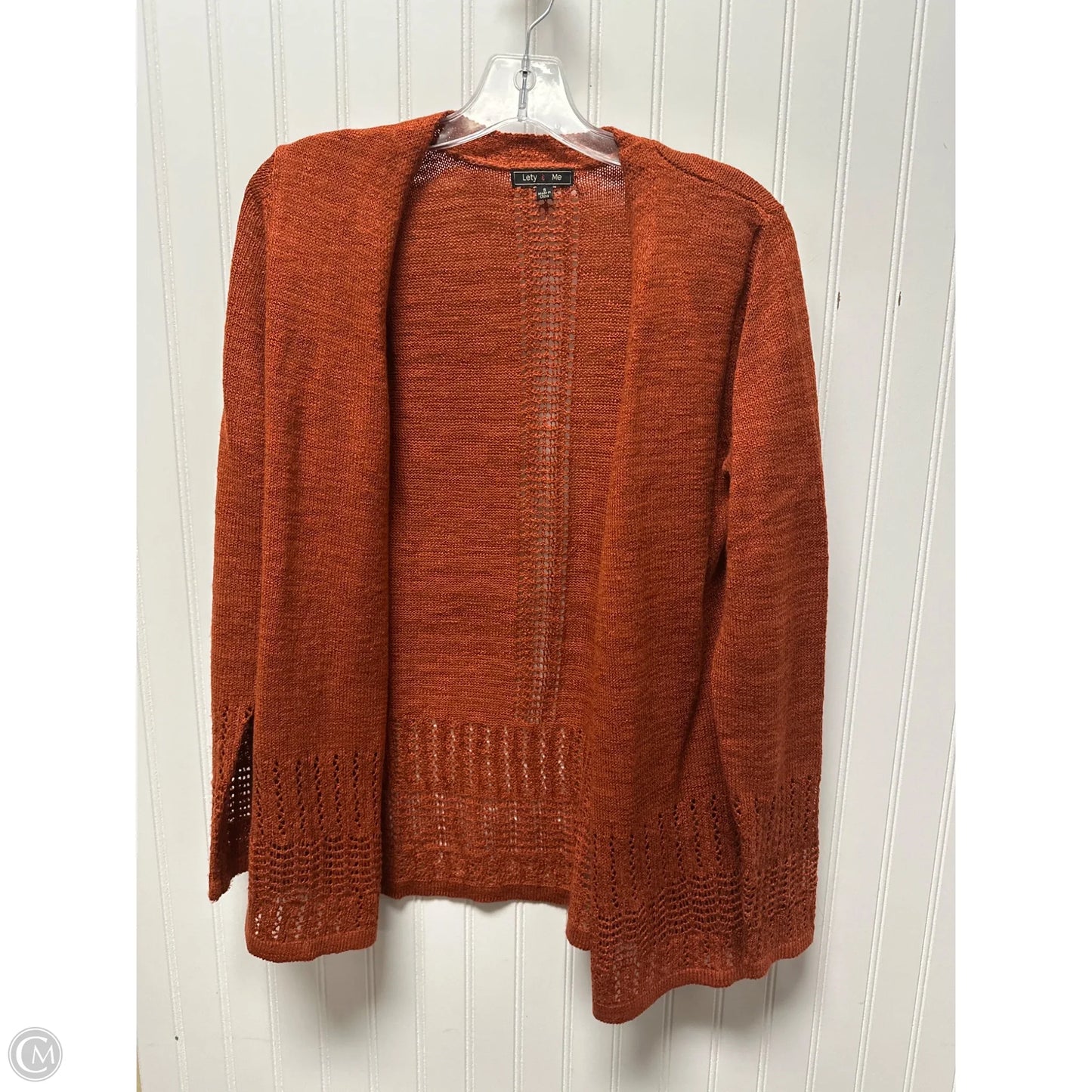 Cardigan By Clothes Mentor In Orange, Size: S