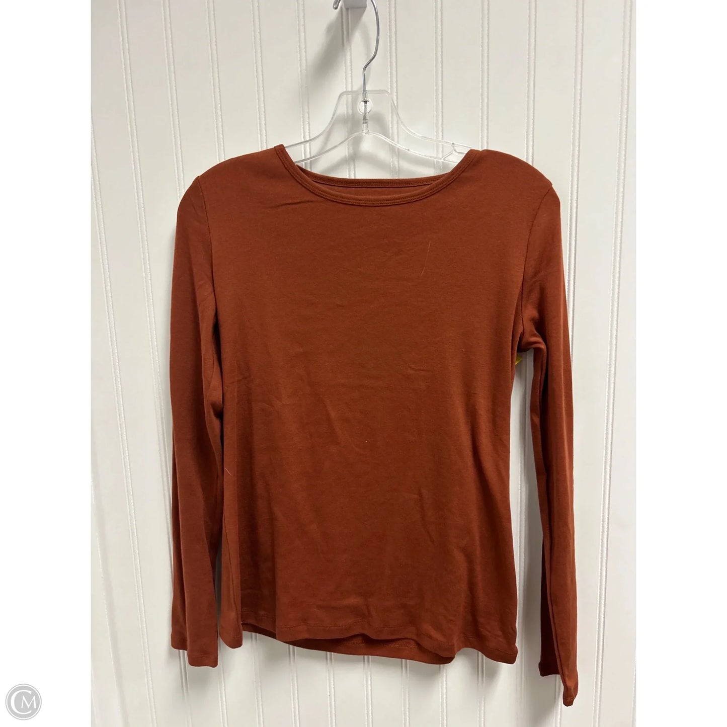 Top Long Sleeve By Liz Claiborne In Orange, Size: M