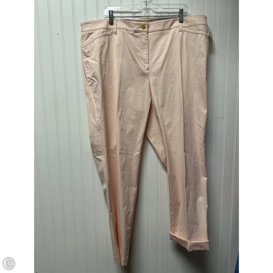 Pants Other By Talbots In Pink, Size: 18