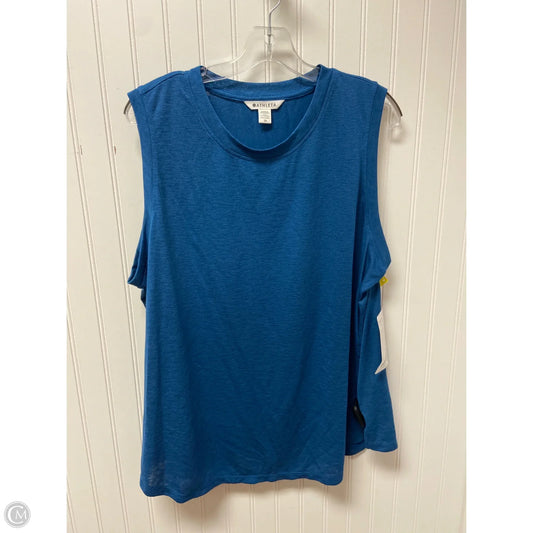 Athletic Tank Top By Athleta In Blue, Size: 2x