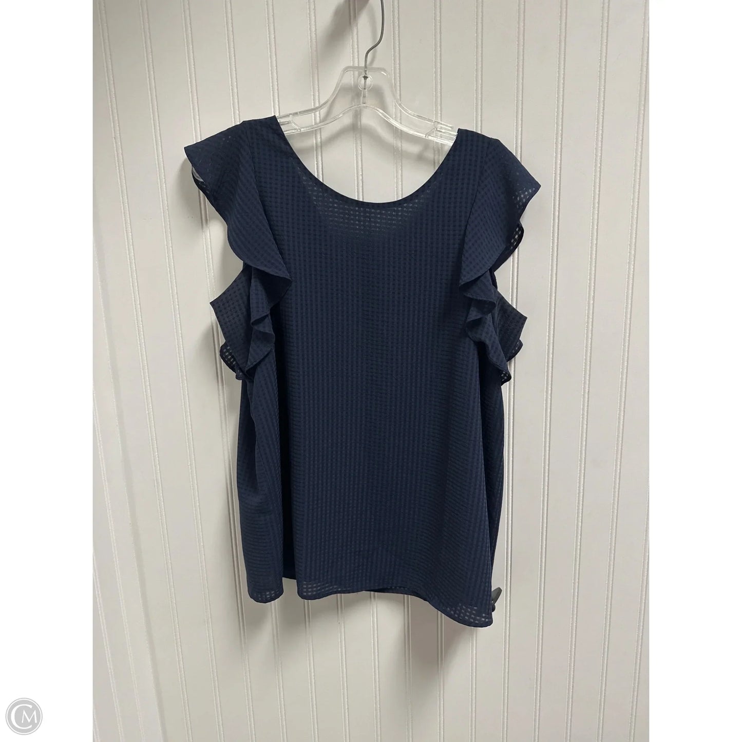 Top Sleeveless By Ann Taylor In Blue, Size: M