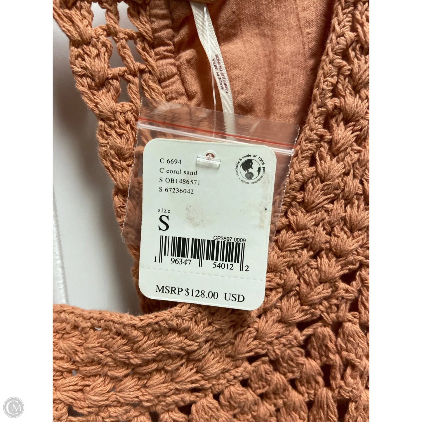 Top Long Sleeve By Free People In Pink, Size: S