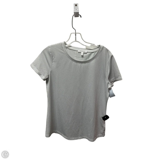 Top Short Sleeve By Talbots In Polkadot Pattern, Size: S