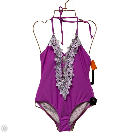 Swimsuit By Clothes Mentor In Purple, Size: M