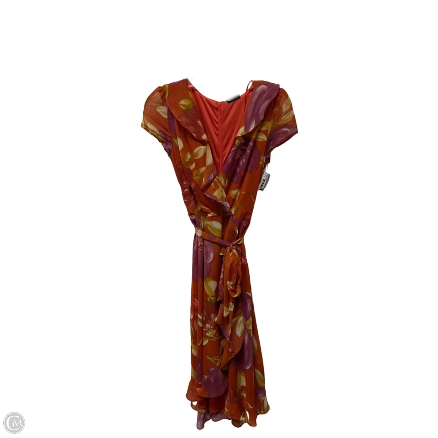 Dress Casual Midi By Clothes Mentor In Floral Print, Size: M